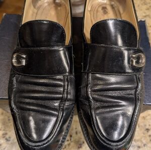 Gucci Women's Black Patent Leather Loafer. Authentic. Sz 10